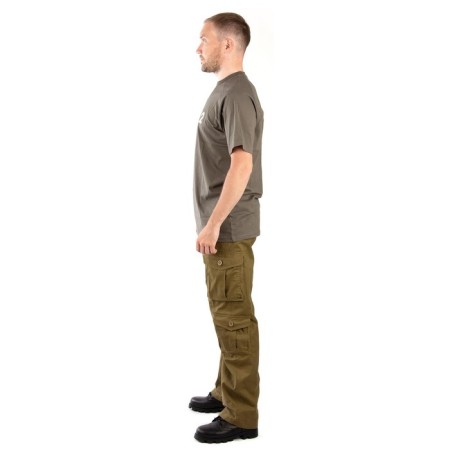 T-shirt 7.62 LOGO, cotton, olive, rs XS-4