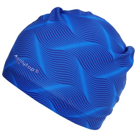 Шапочка для плавания взрослая ONLYTOP Swim, тканевая, обхват 54-60 см-12