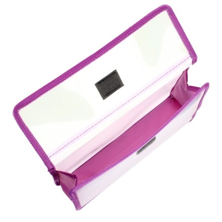 A5 notebook folder (230 x 190 x 50 mm), with Velcro valve, plastic/textiles, calligrata, "unicorn"-3