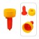 Nipple for a bottle for feeding livestock, plastic, Greengo