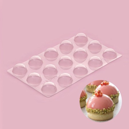 Form for chocolate and sweets "Semosfer", 22 × 13 cm, 15 cells, d = 3 cm