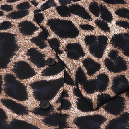 Kit (shirt, shorts) Women's Minaku: Home Collection color Leopard, river 46-8