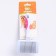 Pucrheck with self-cleaning without drops, 8.5 x 15.5 cm, white-pink