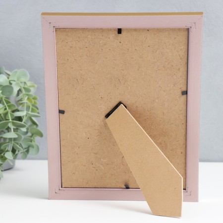 Photo frame plastic 15x20 cm "Below strips" white with gold stroke 22.8x17.8 cm-3