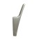 Furniture hook Cappio Asphodel, one -rot, satin nickel