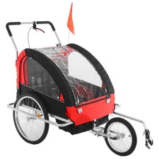 Bicycle trunk, red color