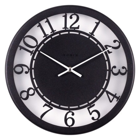 Watching clock, interior "classics", silent, d-32 cm, aa-3
