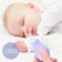 Children's nasal aspirator, with a cap, purple color