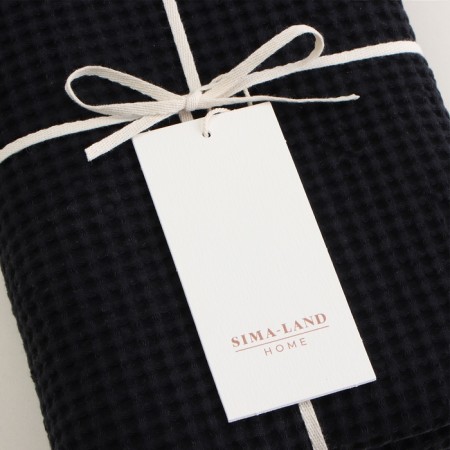 Waffle towel SL Home: Linen "Dark Mare" 60x140 cm, 51% flax, 49% cotton, 235 g/m2-7