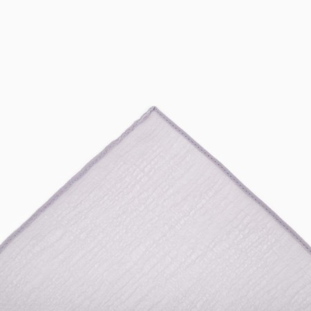 Textile scarf, light gray color, size 70x70-3