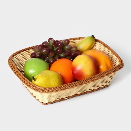 Basket for fruits and bread of the milk chocolate, 24 × 32 cm-1