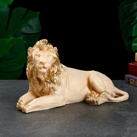 Figure "Leo African No. 2" ivory, 34x14x19cm