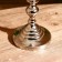 Aluminum "salute" for 1 candle 11x11x34 cm