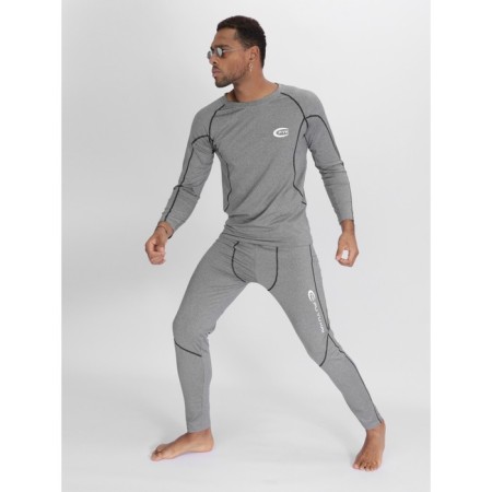 Thermal underwear is male, size 52-54, the color is light gray-15