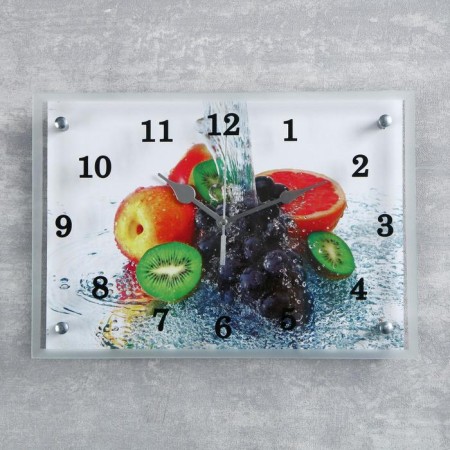 Carty clock wall, series: kitchen, "citrus", 25 x 35 cm