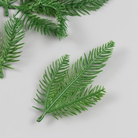 Decor for creativity "Tree spruce branch" Green 15.5 cm-1