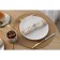 Serving napkin on the table “Loft”, d = 38 cm, sand color