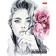 A5 Business Notepad, 96 sheets in the cage "enchanting tenderness", solid cover, 6-color block