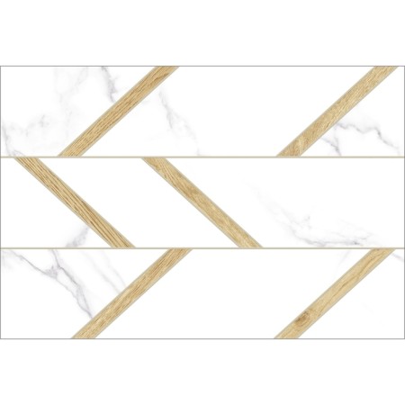 Tile facing ornament VEGA GT White, 9VG0105TG 40x27