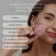 Makeup sponge "drop", 6 × 4 cm, increases when getting wet, the color is pink