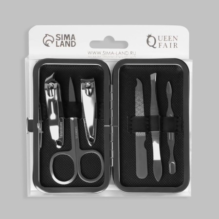 The manicure set "Military", 6 items, in case, camouflage color-4