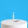 Candle in the cake 18+, white, 2 x 4.5 cm