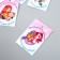 Cardboard "Beautiful Lady" set 10 pcs (5 types) 4x6 cm