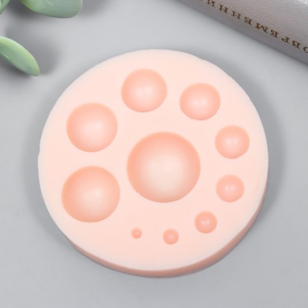 Silicone Mold "Semispheres" (10pcs) from 3mm to 2.1 cm mix-1