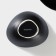 Porcelain salad Magistro Carbon, 12 × 10.5 cm, black color