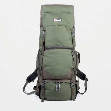Tourist backpack, TAIF, 80 l, screed department, 2 outer pockets, 2 side pockets, olive color