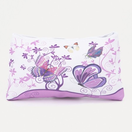 Lightning cosmetic bag, purple color-1