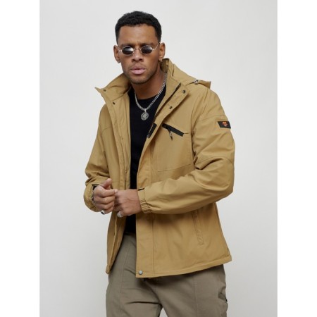 Sports male jacket, size 50, beige color-13
