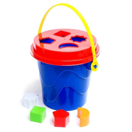 Bucket sorter, blue color
