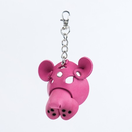 Sitabella key key, pink panther, genuine leather, carbine, fuchsia-1