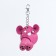 Sitabella key key, pink panther, genuine leather, carbine, fuchsia