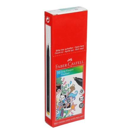 Capillary Handle Faber-Castell Grip, Liner 0.4 mm, emerald greens-1