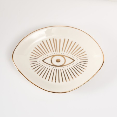 Souvenir ceramic stand for the ring "from the evil eye" 11x8.5x1.6 cm-3