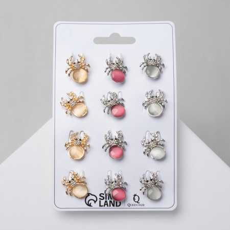 Assortment brooch of spider, color mix (indivisible packing 12 pcs., Price per pcs.)-3