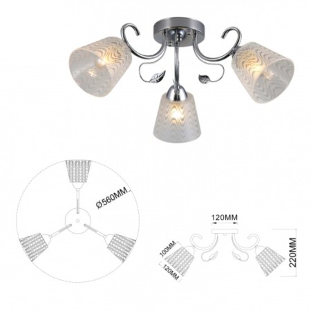 Nelma 3187-303 3he27 40W chandelier-3