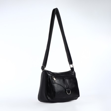 Women's bag with lightning, black color-1