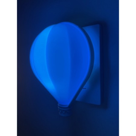 Non-ladder LED NN-607-LS-Bu in a socket with a light sensor, blue color-7