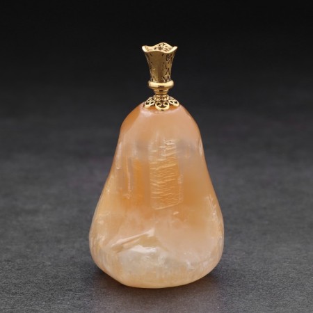 Church candlestick No. 3 "Pyramid", 8.5x5 cm, selenite-2