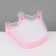 Organizer for jewelry "Correx Crown" 6 seats, plastic, 9.5 × 9 × 3 cm, pink color