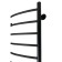 Electric towel "Sanprise" Classic P6, 400x600 mm, left, black