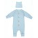 Children's overalls with a fashion cap, height 62 cm, blue color