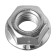 Gaika bison, with flange, Din6923, galvanized, M12, 5 kg