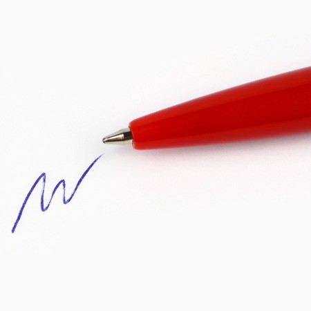 Handle Ball plastic automatic "Favorite Educator", blue paste 0.7 mm-3