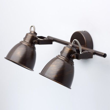 Ringen Chase 2x40W E14 Coffee, golden 22x39x16cm-2