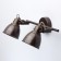 Ringen Chase 2x40W E14 Coffee, golden 22x39x16cm