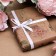 Packaging paper, brown craft "Tenderness in colors", 50 x 70 cm